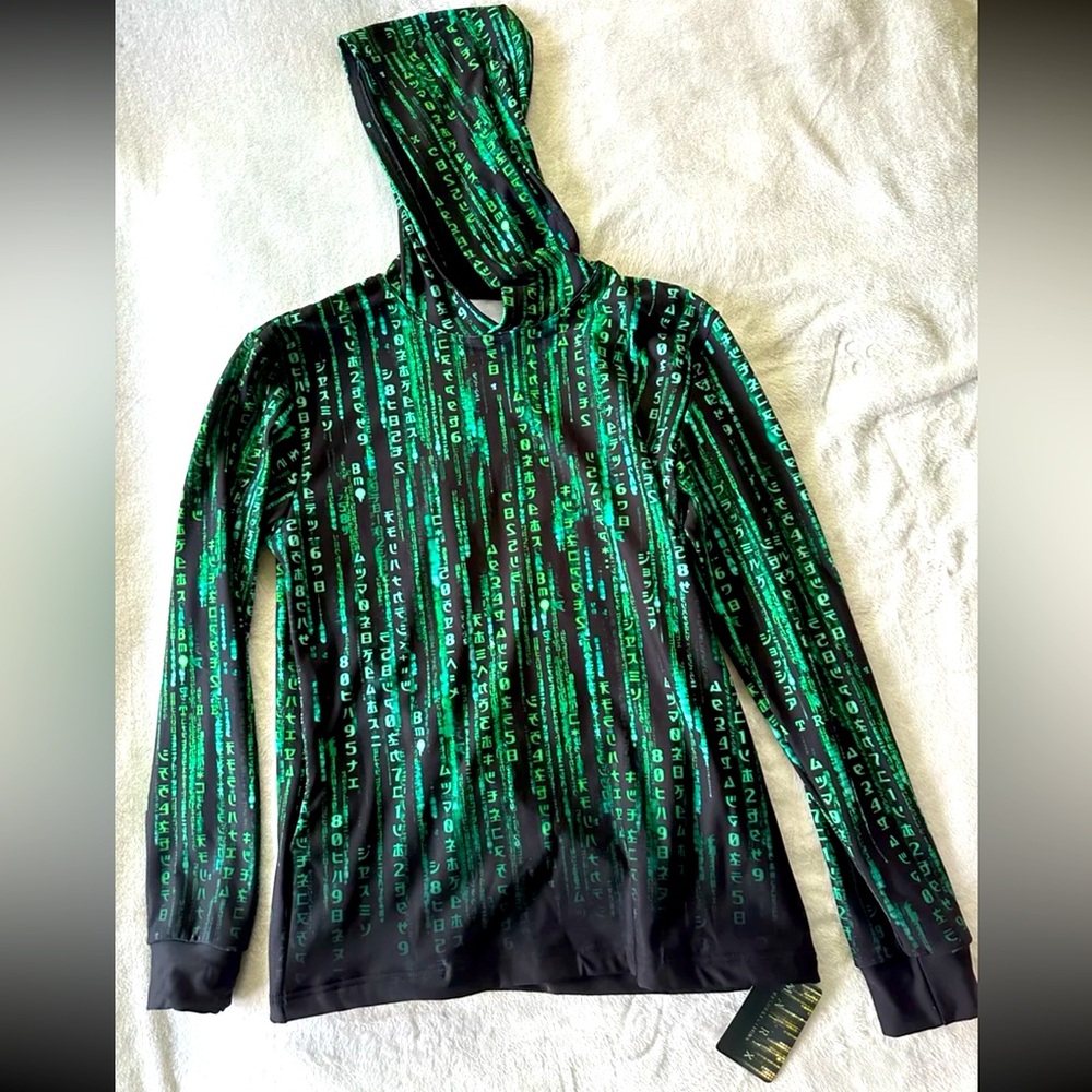 BLACKMILK MATRIX CODE HOODIE SWEATER NWT